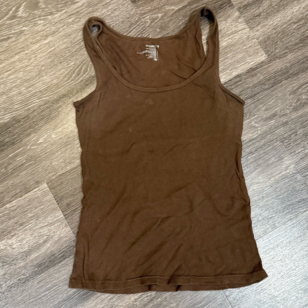 Old Navy Chocolate Brown Tank Top
